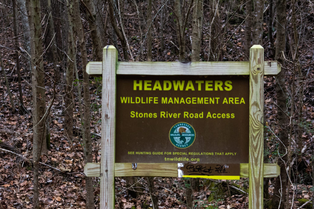 sign of the water shed